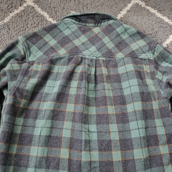 Kavu big joe flannel plaid button up size large - Picture 7 of 8